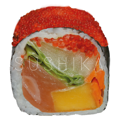 Futomaki Saumon Mangue (7 pcs)